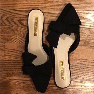 Liliana size 9 Marant Bow Flats in black